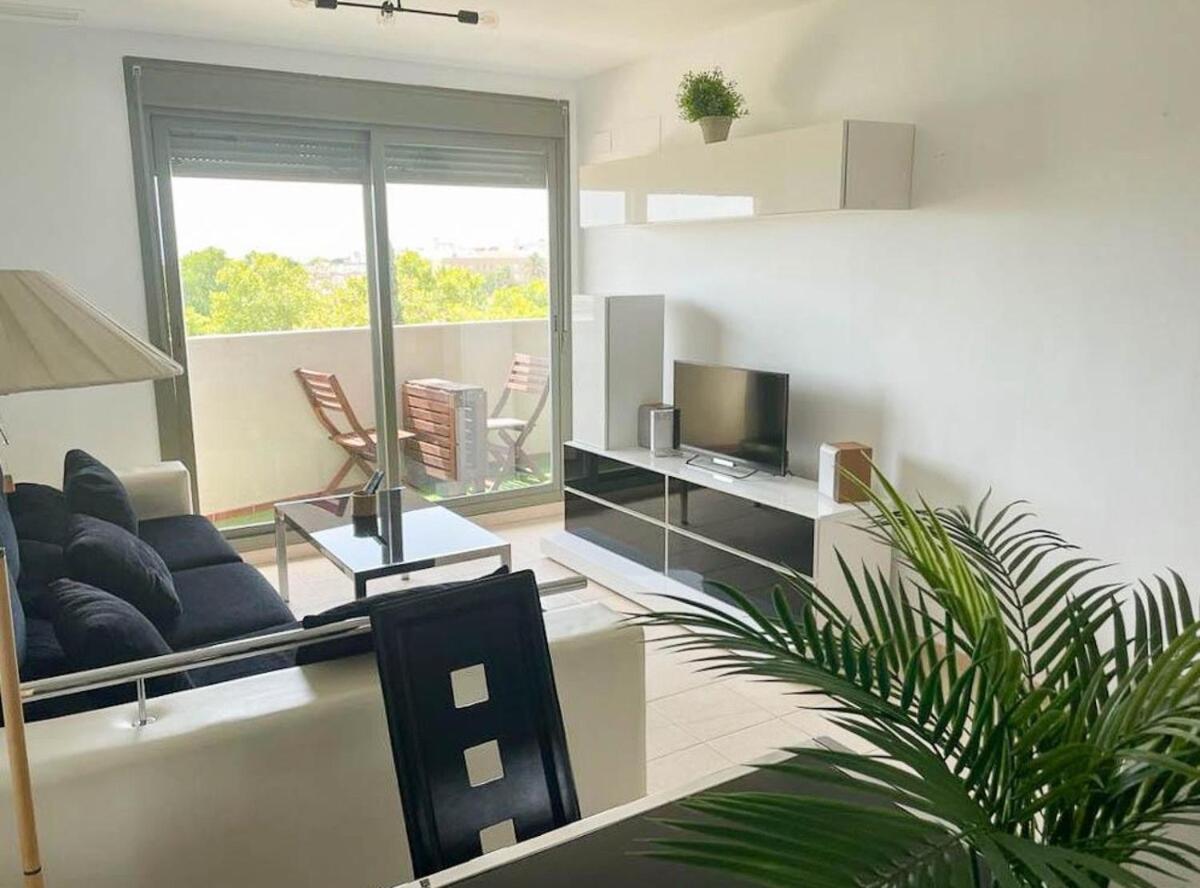 Apartamento moderno con vistas El Puerto de Santa Maria Bagian luar foto